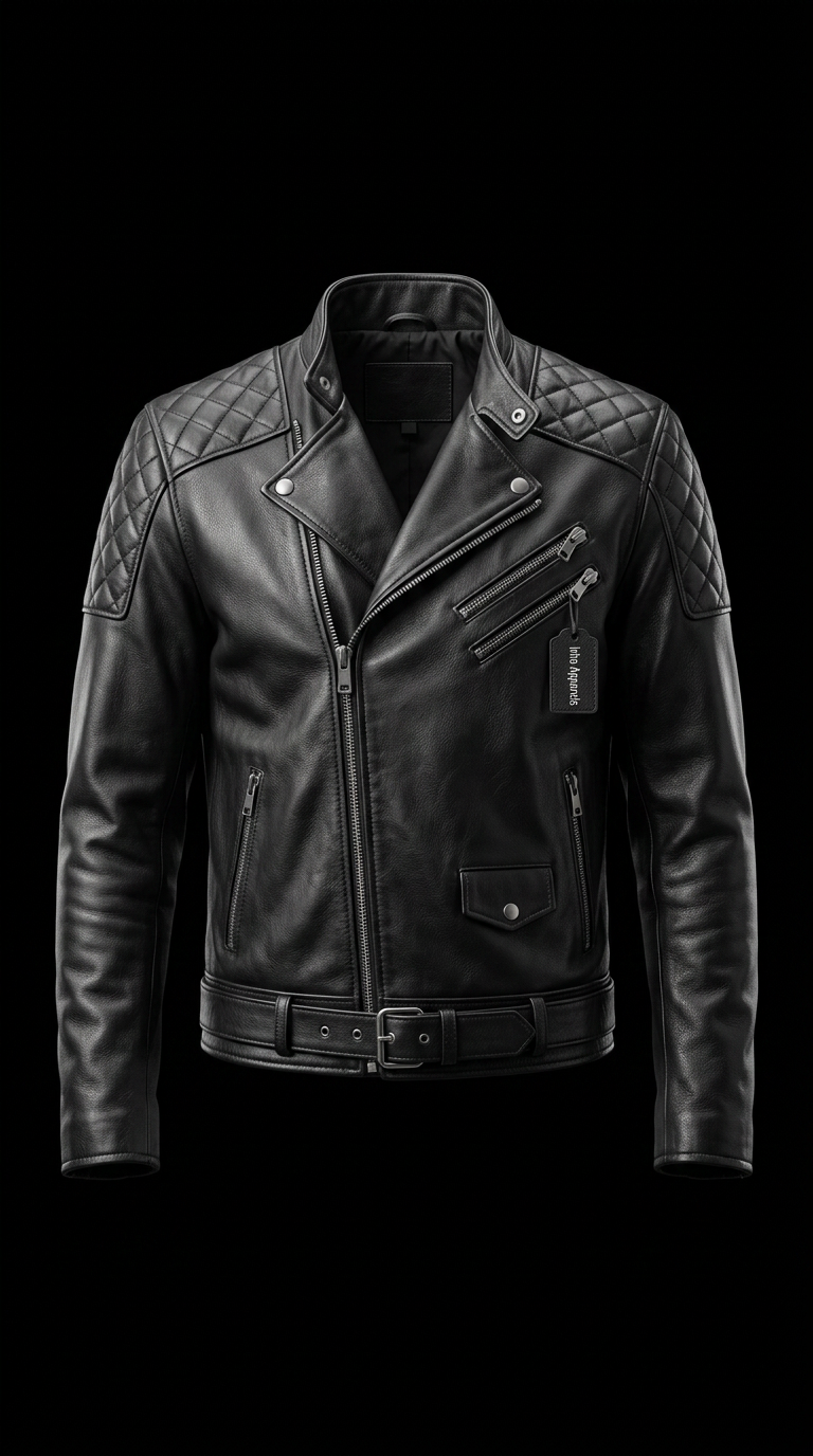 Classic Biker Leather Jacket